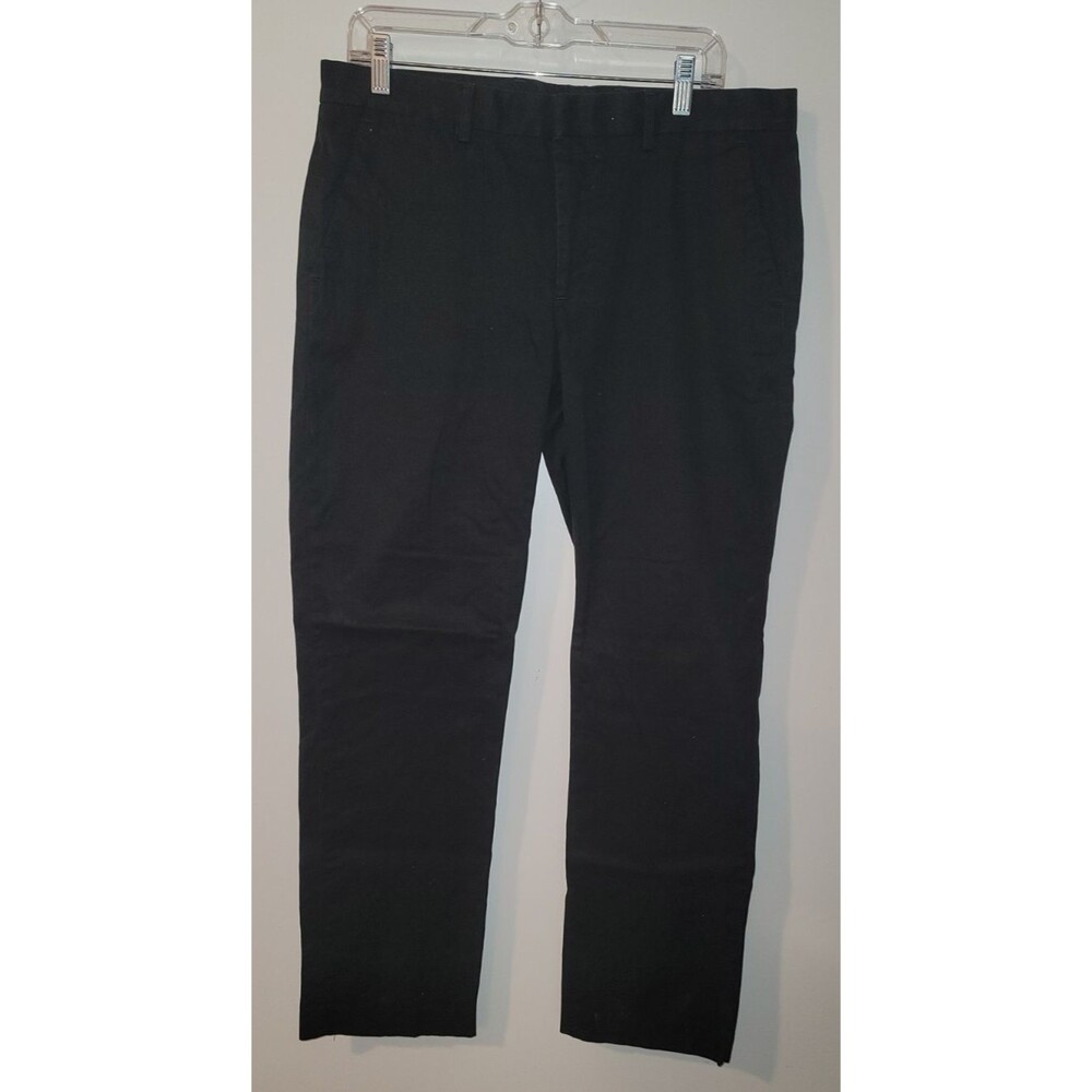 Express Mens 34x34 Black Photographer Dress Pants Cotton Stretch Slim Fit Chino